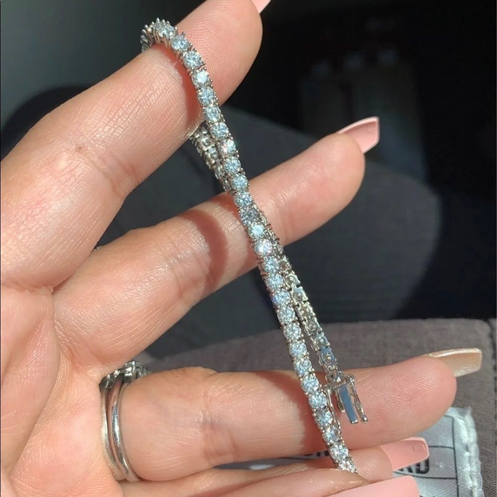 Moissanite bracelet - Picture 5 of 8